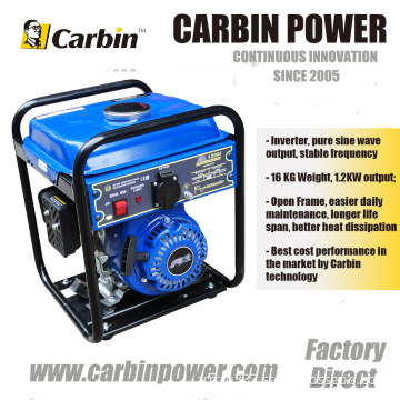 1KW Smart Inverter Gasoline Generator, Open Frame